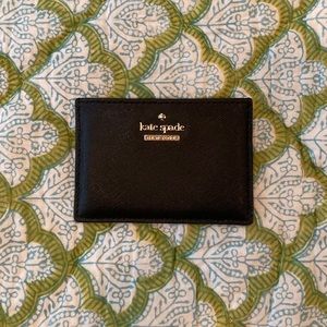 Kate Spade Slim Credit Card Holder Wallet - Black